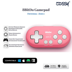 ZDSSY 8Bitdo สวิตช์อุปกรณ์ควบคุมสัญญาณไวร์เลสศูนย์2จอยเกมส์บลูทูธสำหรับ Nintendo Switch วินโดวส์และแอนดรอยด์ MacOS Pi จอยควบคุมเกมขนาดเล็ก