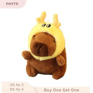 PHYTR HOT Capybara Plush Doll Cartoon Keychain Pendant Soft Stuffed Doll Backpack Pendant Car Bag Key Ring Decor Kid Gift Keychain