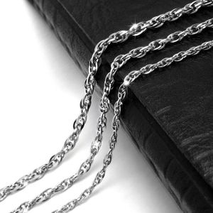 KALUNG TITANIUM PRIA MODEL RANTAI 100% TITANIUM KALUNG TITANIUM IMPORT KALUNG TITANIUM PRIA WANITA ANTI KARAT KALUNG LAPISAN EMAS ANTI KARAT KALUNG STAINLESS STEEL