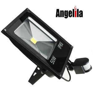 Angelila 50W Waterproof PIR Motion Sensor LED Flood Lights Outdoor Landscape Lamp AC85-265V