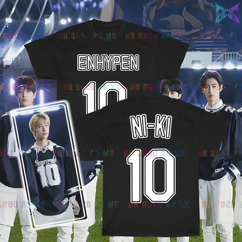 ENHYPEN ユニフォーム ジェイ COD】JRUEKYCLOTHING ENHYPEN jersey custom inspired t-shirt