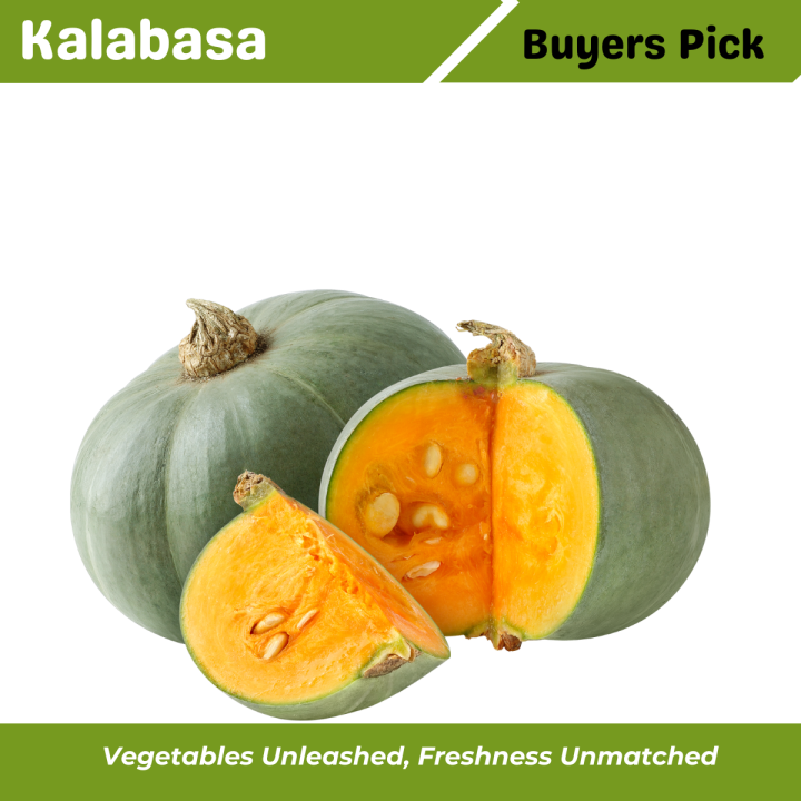 Fresh Vegetables Benguet Squash, Kalabasa Chop or Whole 500g Lazada PH