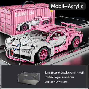 Building Blocks Toys Cars for Kids Bugatti Porsche Lamborghini Tiffany Cars Model with Remote Control and Motor