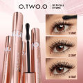O.TWO.O Mascara 4d Silk Fiber Mascara Waterproof Extra Volume Smudge-proof Curling Lengthening Eyelash Extension Eye Makeup Tool. 