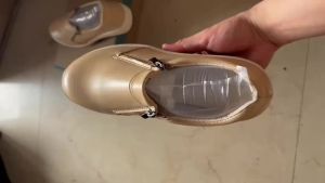 2025Leather Lightweight 4cm Soft Sole Side Zippered Womens Wedges Shoes New Comfortable Thick Sole Casual Shoes8/27