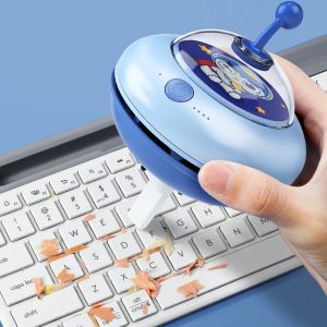 Hàng sẵn Máy Hút Bụi UFO Mini Để Bàn Nhỏ Gọn Tiện Lợi Công Suất Pin 1500mA Sử Dụng Lên Đến 40 ngày