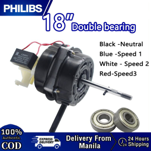 Philibs Original Universal Pure Copper Wire 18 Electric fan motor Double ball bearing table fan motor DN