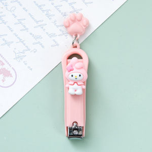 Gunting Kuku Nail Clipper Stainless Kartun Lucu Anti Karat Tajam Kuat STY7033