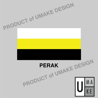 Magnetic Car Sticker Malaysia Flag / Bendera Negeri & Custom Logo - Waterproof UV Jalur Gemilang
