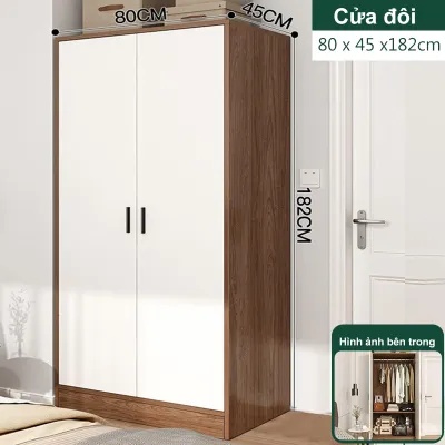 NES Tủ quần áo gỗ 2025 kiểu mới Sức chứa lớn và lắp đặt dễ dàng Bán hàng trực tiếp từ nhà máy