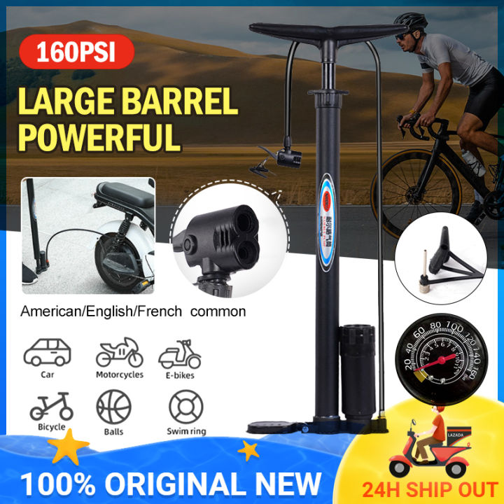 🇲🇾Stock】High Pressure Bicycle Pump Portable MTB Bike Tire Air