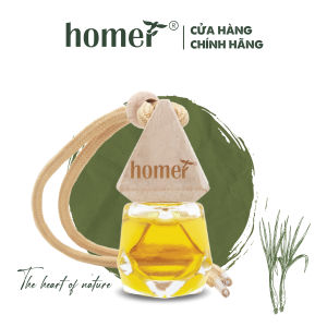 [Chai treo 7ML] Tinh Dầu Treo Xe Homer 7ml -  Mùi Sả Chanh Khử Mùi Thơm Phòng Chống Say Xe Sử Dụng 2 Tháng