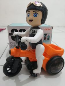 Robot joget mainan anak sepeda dance