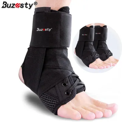 Buzesty đai quấn mắt cá chân 1 cái ren lên dây đai Ổn định băng hỗ trợ mắt cá chân có thể điều chỉnh được-để chạy bóng rổ phục hồi chấn thương bong gân! Quấn mắt cá chân cho nam giới phụ nữ và trẻ em