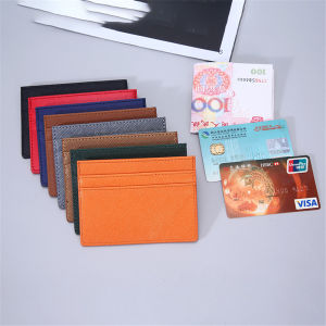 Double Sided Holder Slim Bank Credit ID Cards Coin Pouch Case Bag Organizer Women Men Thin Wallet