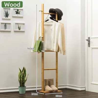 Wood Bag Rack Stand White/Brown/Wood Solid Wood 8 Hooks Bedroom Coat Rack Stand With 8 Hooks Coat Rack Bag Organizer