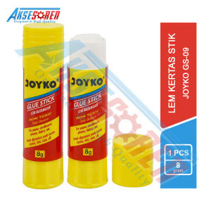 Lem Glue Stick Joyko 8g [GS-09/1 Pcs] / Perekat Kertas Stik / Perlengkapan Sekolah & Kantor