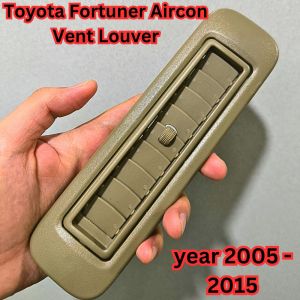 Toyota Fortuner rear aircon vent louver (2005 - 2015) (1pc) Brown / Beige grill blower air outlet AC ceiling 2005 2006 2007 2008 2009 2010 2011 2012 2013 2014 2015 year model