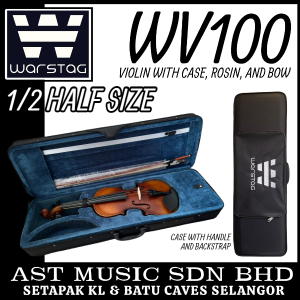 Warstag WV100 Violin with Oblong Case Bow and Rosin 1/2