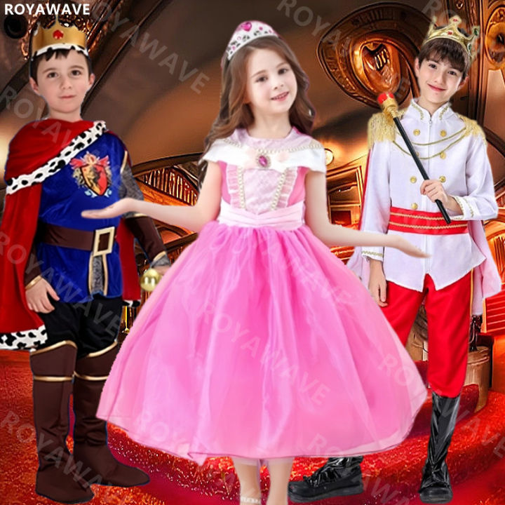King Costume For Kids Boys Girls Prince Costume For Kids Boys