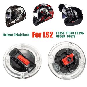 【Local Warehouse】2 Pieces Motorcycle Helmets Lens Visor Mounting Fix Base for LS2 358 396 370 569 578 Motorcycle Helmet LS2 FF325 Strobe Motorcycle Helmet Shield Screws Also Suitable for LS2 FF358 FF392 FF370 FF396 Moto Helmets Visor Lens Lock