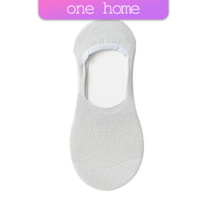 One Home ถุงเท้าข้อสั้น ผ้าโพลีเอสเตอร์ แบบบางพิเศษ ระบายอากาศ  กันลื่น สําหรับผู้หญิง Boat socks