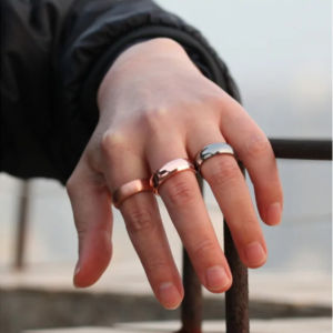 Magnetic Ring Open Adjustable Rose Gold Magnetic Ring For Women/Creative Magnetic Therapy Jewelry/Health Support/Gold Silver Gift