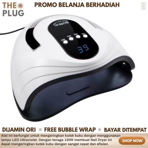 Pengering Kutek Kuku Sinar Ultra Violet UV LED Nail Dryer42 LED 120W Original SUNS9