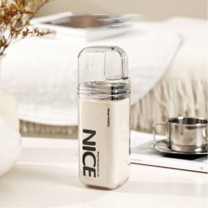 JIYAN2866 Tooth Cylinder Wall-mounted Mouthwash Cup Storage Rack Toothpaste Dispenser Mouthwash Cup Household Toothbrush Cup Holder Bathroom Supplies