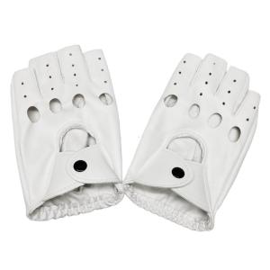 พังก์ครึ่งถุงมือแบบเปิดครึ่งนิ้วตาข่ายสำเนียงกบฏสไตล์ที่สมบูรณ์แบบปาร์ตี้ที่มีธีม