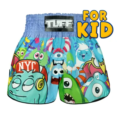 TUFF Muay Thai Kids Boxing Shorts กางเกงมวยเด็ก มวยไทย กางเกงกีฬาเด็ก กางเกงซ้อมมวยเด็ก กางเกงฟิตเนสเด็ก กางเกงออกกำลังกายสำหรับเด็ก