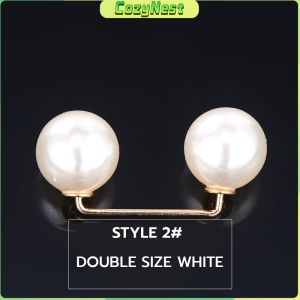 C.N Pearl Brooch Trousers Waist/Shirt/Skirt/Clothing Adjustment Fixed Clothes Narrow Waist Pin 2Pcs/Set