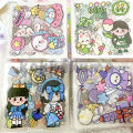 Stiker PET Seri GOTO MOMO Transparan Waterproof Aesthetic Scrapbook Jurnal 20 40 100 Lembar. Empat set gambar 25 lembar setiapnya, desain unik, tahan air, cocok untuk scrapbook dan jurnal.. 