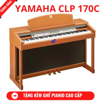 Đàn Piano Điện Yamaha CLP 170C Tặng Kèm Ghế Piano Cao Cấp