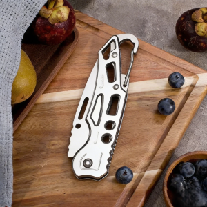 Multi Function Keychain Bottle Opener Outdoor Folding Screwdriver Pliers Pocket Cutter Knife