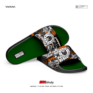 Sandal Slop Terbaru Sandal Slide Pria Distro Sandal Slip on Trendy 4444 Store