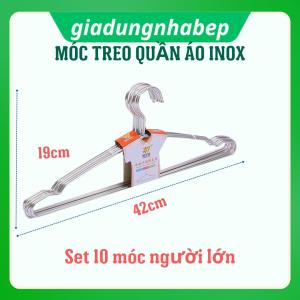 Móc treo quần áo mắc phơi đồ inox 304 cao cấp