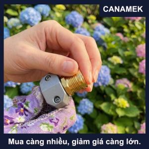 【CANAMEK】 Đa Năng Vườn Hose Sửa Chữa Kit Kẽm Nhôm 58 34 Inch Mạnh Mẽ Nam Nữ Nối Set Cho Ngoài Trời Ống Nước Bảo Trì