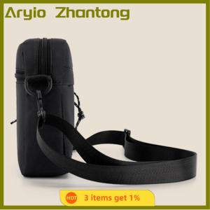 Aryio Mens Small Bag Shoulder Bag Trendy Diagonal Backpack Chest Bag Lightweight Boy Mini Casual Bag Mobile Phone Waist Pack