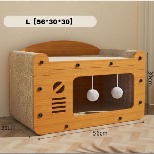 Cat Scratcher Cat House Cat Nest 3in1 Wear-Resistant and Non Shedding Super Large House Cat Climbing Frame