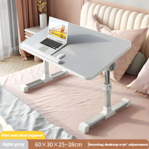 Foldable Bed Table with Drawer Portable Study Desk with USB Port Lift Laptop Desk Lazy Table Multi Function Small Table for Learning Working Gaming Eating