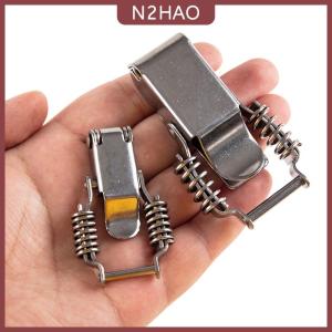 N2HAO  Chốt lò xo 304 bằng thép không gỉ khóa Chốt chuyển đổi hộp công cụ bản lề Khóa Vali gỗ phụ kiện phần cứng đồ nội thất
