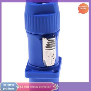 Graceful 2Pcs set PowerCON Audio 3P Type A NAC3FCA+NAC3MPA-1 Chassis Plug Panel Connector