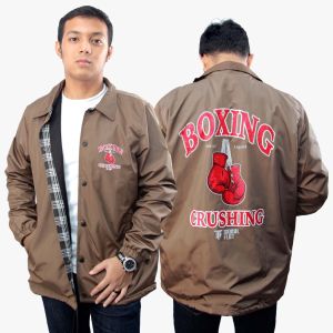 Windbreaker Jacket-Boxing-MF-Coklat Tan
