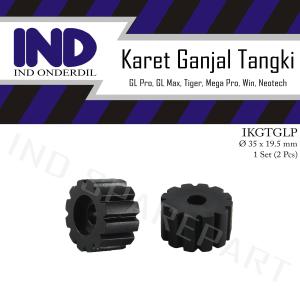 Karet Ganjelan-Ganjel-Ganjal-Ganjalan-Bantalan Tangki-Tank-Tengki-Teng Bensin-Minyak Bahan Bakar Honda Mega Pro Lama-New Primus & Tiger New Revo-TIREV