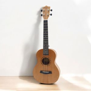 Đàn Ukulele Concert Gỗ Anh Đào + Bao da cao cấp (mẫu 09 size 23)- HÀNG CÓ SẴN