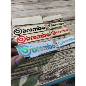 Stiker Motor Keren BREMBO Cutting Decals Aksesoris Master Rem Motor Ukuran 9 Cm Anti Air Keren