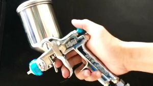 Súng phun sơn Yunica K-100 Đài Loan chính hãng chuyên phủ bóng