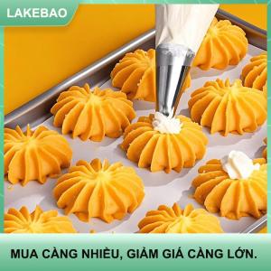 【LAKEBAO】 1m 2A 2F 6B bánh tip DIY Kem đóng băng đường ống vòi phun Pastry Mẹo fondant bánh trang trí tip thép không gỉ vòi phun Baking công cụ