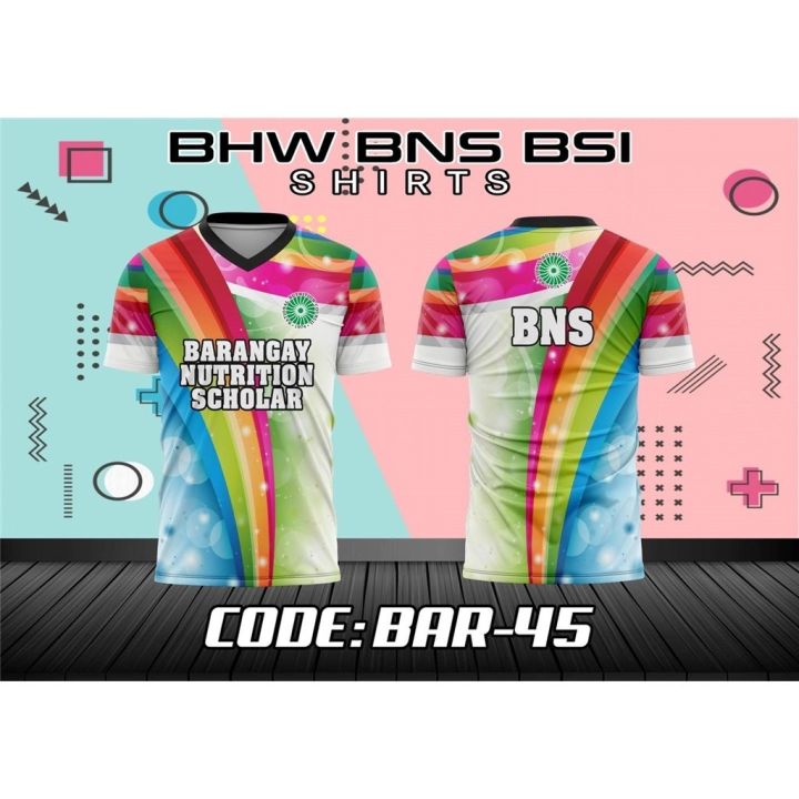 New BHW BNS BSI Tshirt for Woman Jersey Sublimation T-shirts Lazada PH
